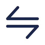 Transfer Horizontal SVG Icon